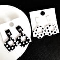 thumbnail image 3 of YYKihy Women Polka Dot Hollow Geometric Dangle Ear Stud Cuff Earrings Jewelry, 3 of 4