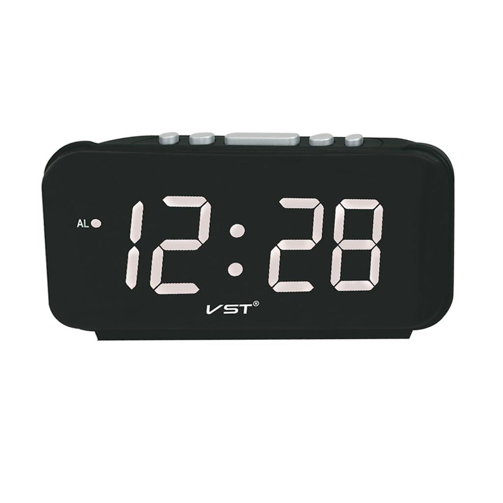 Details about   1Pcs Large LED Digital Alarm Clock Desk Table Wall Display Plastic Newest Useful 