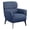 Blue, variant on Pemberly Row Transitional Fabric Upholstered Accent Chair in Blue