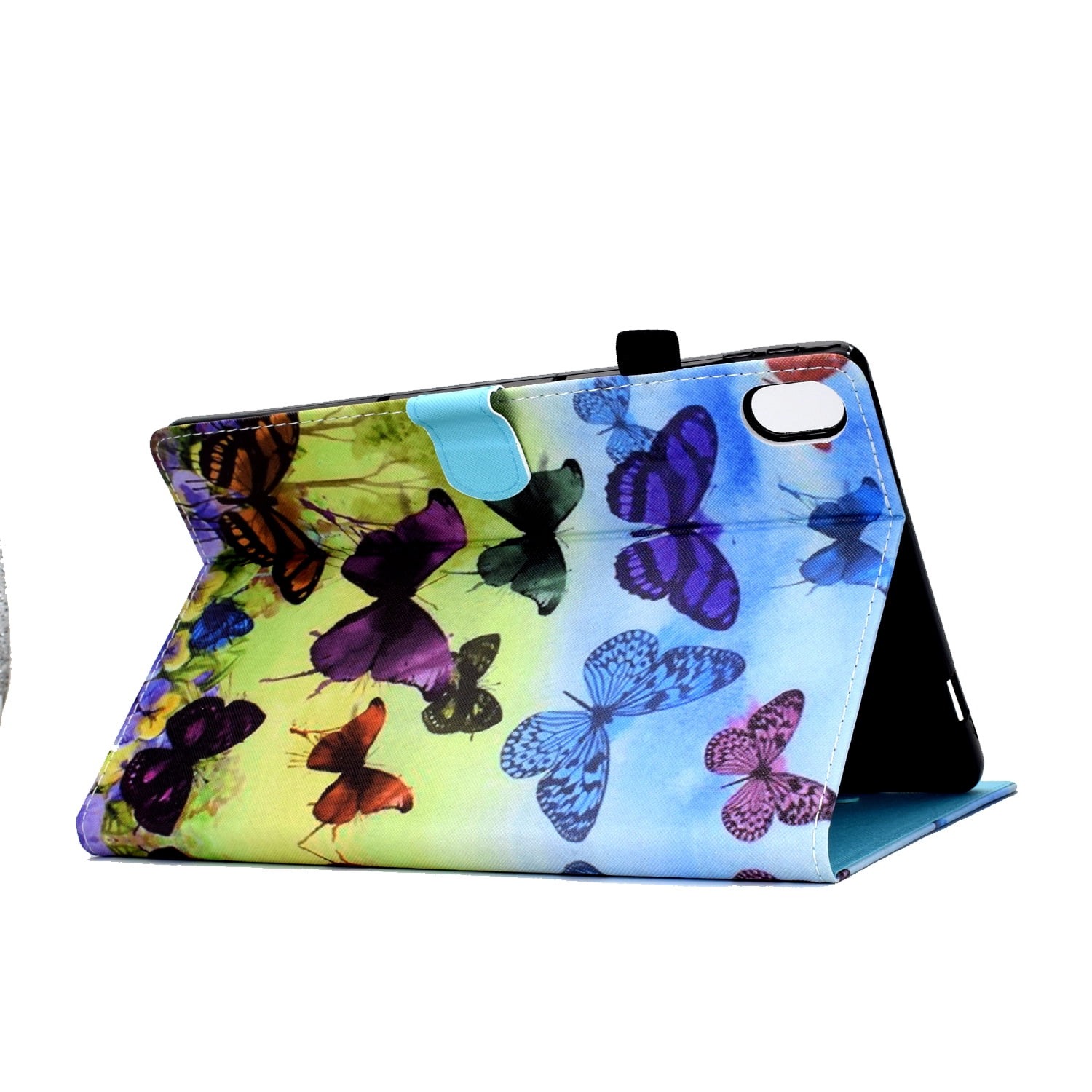 Dteck for iPad 10th Generation 10.9 Inch 2022, Cute Pattern PU Leather Folio Case Flip Stand Cover with Card Slots Pencil Holder for Apple iPad 10th Gen, Butterfly