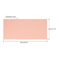 thumbnail image 2 of Uxcell 35.43"x17.72" Desk Mat Protector, PU Leather Dual Side Waterproof Mouse Pad Writing Mat for Office Home, Pink, Silver, 2 of 5