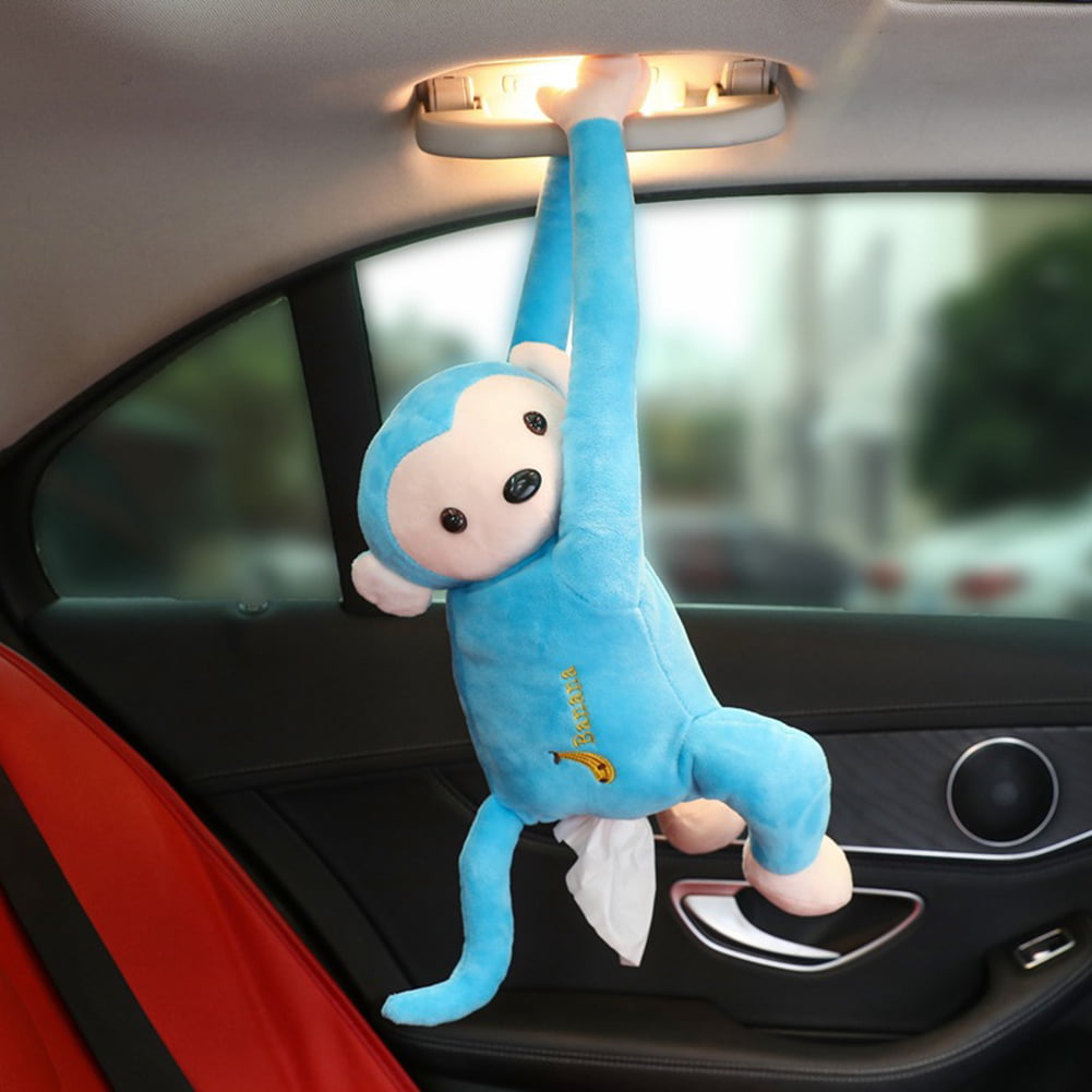 Details about   Tissue Box Holder Cartoon Monkey Napkin Dispenser Car CuteA Paper Ho t A5D3 