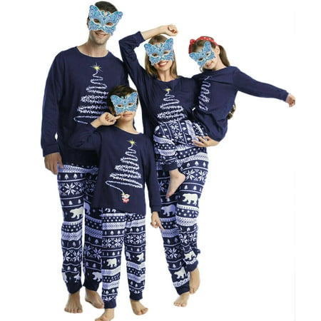 

GRNSHTS Christmas Pyjamas Womens Mens Kids Xmas Family Matching Nightwear PJs Set