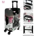 thumbnail image 3 of 3 Pieces of Luggage Cover Travel Suitcase Protector Cute Girls Elastic Washable Baggage Covers for Set of 3 Luggage (S&M &L), 3 of 6