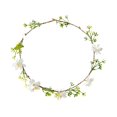 thumbnail image 3 of Diadema floral para novia, , tocado bohemio para bodas y festivales en la playa pequeñas flores blancas, 3 of 8