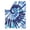Blue Tie - Dye Pattern, variant on XYZCANDO Tie Dye Pattern Polyester Coral Fleece Blanket, Soft Plush Throw Blanket Durable Fluffy for Travel Camping Bedroom