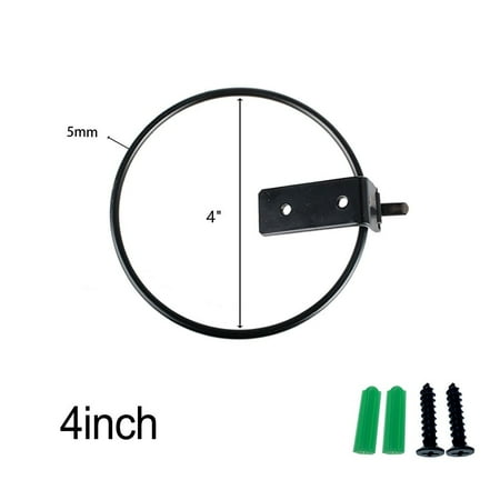 

4/5/6/8 Inch Wall-mounted Flower Pot Rack Ring Set Pot Plant Shelf Foldable