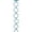 Blue, variant on Allstate Floral 5' x 1.75" Pink Fuchsia Glittered Circle Chain Christmas Garland