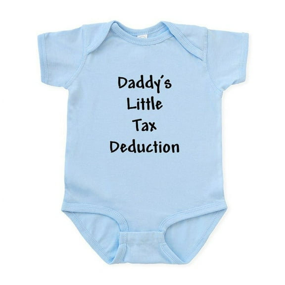 CafePress - Daddy's Little Tax Deduction Infant Bodysuit - Baby Light Bodysuit, Size Newborn - 24 Months