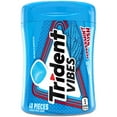 thumbnail image 2 of Trident Vibes Sugar Free Gum, Peppermint Rush, Regular Size, 40 Piece Bottle, 2 of 5
