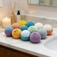 thumbnail image 4 of Bath Powder Bath Balls, Oil Bombs for Bathing With Quick-Dissolve Formula, for Relaxing Soak, Multi-color, 4 of 6