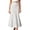 White, variant on Bias Cut Flowy Midi Maxi Skirt for Women High Waist Elastic Waistband Silky Smooth A Line Mermaid Bodycon Casual Date Night Fall Bottoms