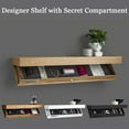 thumbnail image 4 of Hidden Compartment Storage, 50 lbs Capacity, Wall-Mounted Modern Shelf for Living Room/Office/Bedroom, Concealed Safe for Valuables, 4 of 8