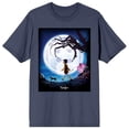 thumbnail image 5 of Coraline Stop Motion Cat Horror Scary on Navy Adult Crew Neck Short Sleeve T-shirt - Medium, 5 of 7