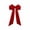 Red, variant on 4.92 FT Large Velvet Christmas Tree Topper Bow Ornament,for Wreaths Stair Windows Holiday Decor