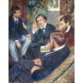 thumbnail image 2 of Renoir, Pierre-Auguste 20x24 Black Ornate Wood Framed with Double Matting Museum Art Print Titled - At Renoirs Home, rue St. Georges, 2 of 4