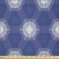thumbnail image 2 of Ambesonne Abstract Fabric by the Yard Microfiber, Dreamy Pattern, 5 Yards, Blue Violet Pastel Purple, 2 of 2