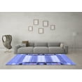 thumbnail image 3 of Ahgly Company Machine Washable Indoor Rectangle Abstract Blue Contemporary Area Rugs, 7' x 9', 3 of 4