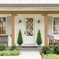 thumbnail image 4 of Romswi 4 ft Artificial Cedar Tree with Planter Set 2 Faux Topiary Cedar Plants Realistic Potted Plants for Home Porch Office Decor Faux Pine Tree for Housewarming Gift, 4 of 11