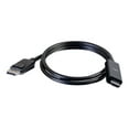 thumbnail image 2 of C2G 3ft DisplayPort to HDMI Cable - DP to HDMI Adapter Cable - DisplayPort 1.2 HDMI 2.0 - 4K 60Hz - M/M - Adapter cable - DisplayPort male to HDMI male - 3 ft - black - active, 4K support, 2 of 6