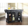 thumbnail image 5 of Crosley Furniture Lafayette Granite Top Full Size Kitchen Island/Cart Black/Gray, 5 of 6