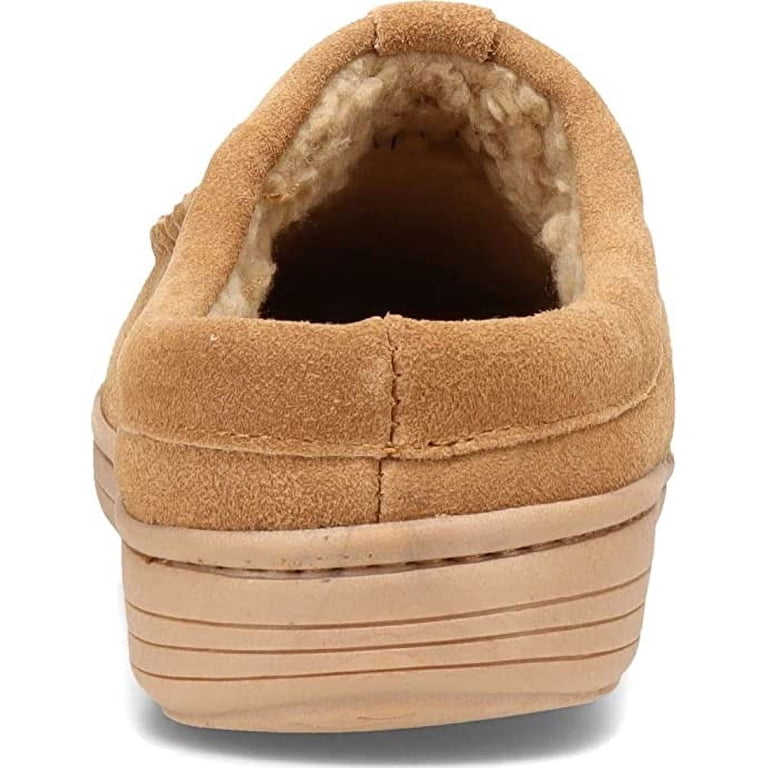 Clarks Mens 11M Camel Suede Open‎ Back Sherpa Lined Slippers Clarks Men main image 2