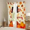 thumbnail image 3 of Manfei Rustic Farmhouse Turkey Black Out Curtains,Western Thanksgiving Day Curtains Pack of 2 (42x63 Each),Autumn Fall Pumpkin Maples Bedroom Curtains For Adults,Ultra Soft Home Decor, 3 of 6