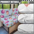 thumbnail image 6 of XYZCANDO Easter Egg RV Dinette Cushion Covers Heart Bench Cushion RV Accessories Stretchable Cushion Covers for Couches and Sofas Comfortable Couch Cushion Covers Loveseat Slipcovers Blue, 6 of 7