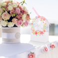 thumbnail image 4 of Caja de dulces de flores de papel de 10 piezas Caja de regalo de recuerdo de boda Caja de dulces de chocolate hueca con 10 cintas para despedida de soltera Aniversario Fiesta de cumpleaños Favor JFHHH pequeña, 4 of 5