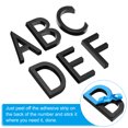 thumbnail image 4 of Uxcell House Numbers 3D Mailbox A-F for Outside, 12Pcs, Black, 4 of 6