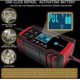thumbnail image 3 of 12V/24V 8A Intelligent Battery Charger, Battery Charger Maintainer and Automatic Repair Portable Function with LCD Screen, for Car Motorcycle Truck, 3 of 5