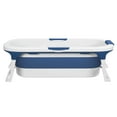 thumbnail image 4 of 55 Inch Foldable Portable Bathtub for Adults - Freestanding with Handle, Hot & Ice Bath Collapsible Tub (No Lid), 4 of 8
