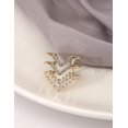 thumbnail image 3 of Baicccf Anillos de oro para mujer chapado en oro de 14 quilates, anillos ajustables delicados, serpiente de mal de ojo, Chevron, abrazo, nudillos, banda simple, diamante falso, dedo R, 3 of 5