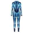 thumbnail image 4 of Fesfesfes Men's Halloween Jumpsuit 3D Digital Printing Bones and Muscles Sleepwear Adult One-piece Halloween Party Suit, 4 of 7