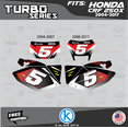 thumbnail image 2 of Kalair GFX Graphics Kit for Honda CRF250X (2008-2017) Turbo Series, 2 of 5