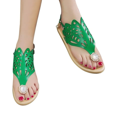 

Summer Daily Flip-Flops Leisure Beach Hollow Women s Flat Slippers