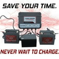 thumbnail image 6 of Banshee Lithium LiFePO4 12V 10A 3 Bay Charger Maintainer for Auto & Marine Applications, 6 of 8