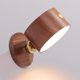thumbnail image 5 of Aplique de pared de madera con pilas, luz LED de pared con rotación de 360 ​​°, bola magnética, atenuación continua, recargable, montado en la pared, inalámbrico, 5 of 5
