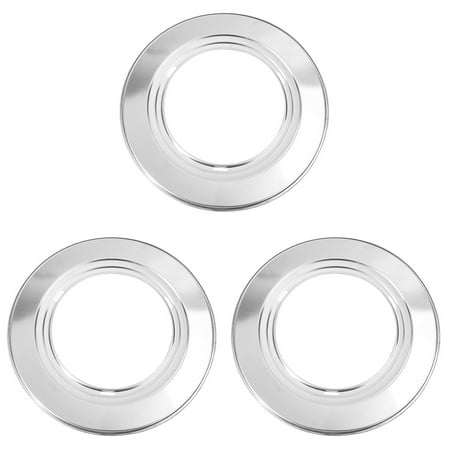 

3 pcs Stainless Steel Round Steamer Shelf Rack Pot Steaming Tray Stand Canner Rack