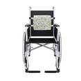 thumbnail image 6 of Fitness Lumbar Pillow, Sports and Diet Balance Nutrition Bicycle Organic Fresh Food Poultry Juice Vitality, Soft Back Cushion Office Chairs with Adjustable Straps, 14" x 13", Multicolor, by Ambesonne, 6 of 7