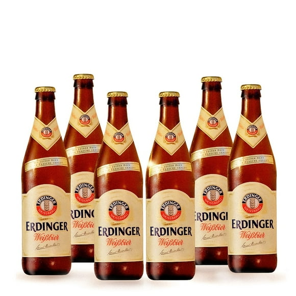 Six Pack Cerveza Erdinger Weissbier 500ml C/u Weissbier
