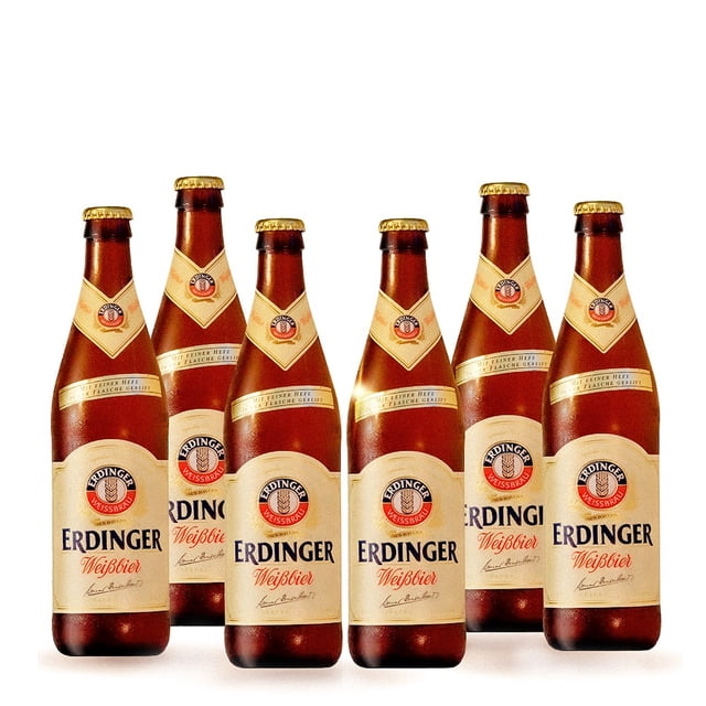 Six Pack Cerveza Erdinger Weissbier 500ml C/u Weissbier