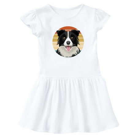 

Inktastic Border Collie Cute Dog Gift Baby Girl Dress