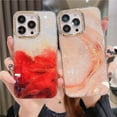 thumbnail image 3 of Electroplated Shell Pattern Marble Pattern Phone case, Anti-Drop and wear-Resistant, Small Perfume Design Sense, for iPhone15 14 13 12 11 Pro Max Plus Phone case (B7,iPhone 15 Pro Max), 3 of 8