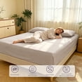 thumbnail image 5 of Flat Sheet Twin Size, Breathable Lightweight Bedding for Dorm Room, Wrinkle Easy Care Top Sheet, Soft Smooth Fabric for Year-Round Comfort, 5 of 6