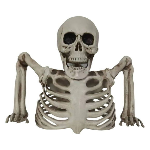 TIELUTT Halloween Skeleton Glowing Halloween Skeleton Bust Statue Scary Desktop Ornament for Party Halloween Decoration Stepmom Ornament Large Ornament Girls Ornament Christmas Ornament Exchange E Or