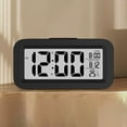 thumbnail image 3 of Digital LCD Alarm Clock with Calendar Thermometer for Desk Travel Office decor, 3 of 8