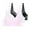 #0266-Pink, variant on WomensLace Gathered Bra Straps Breast Cup Underwear Pack of Sports Bras