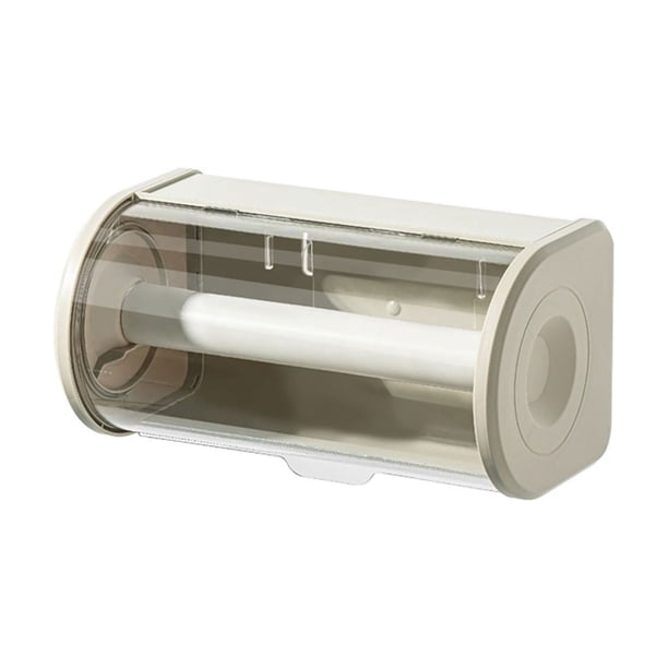 Práctico servilletero de cocina. Estante grande para rollos de papel de cocina con tapa. Práctico estante para guardar papel de cocina
