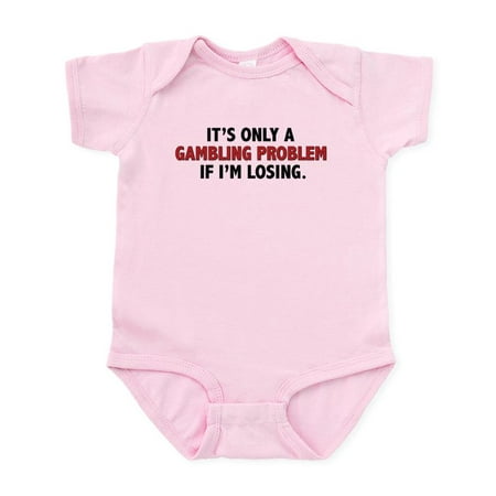 

CafePress - Gambling Problem Infant Bodysuit - Baby Light Bodysuit Size Newborn - 24 Months